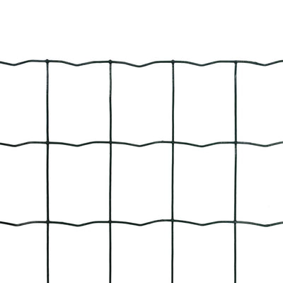 Vidaxl HEK 25x0.8 m de acero verde
