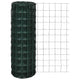 Vidaxl euro hek 25x1,0 m staal groen