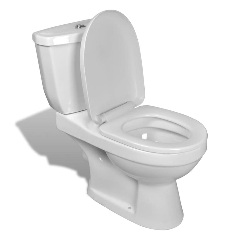 Toilette Vidaxl con cisterna bianca
