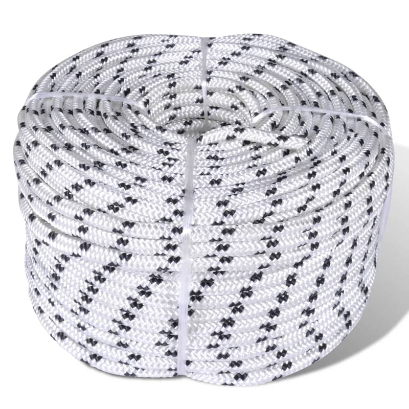 Vidaxl Boat Rope Poliéster trenzado 8 mmx50m