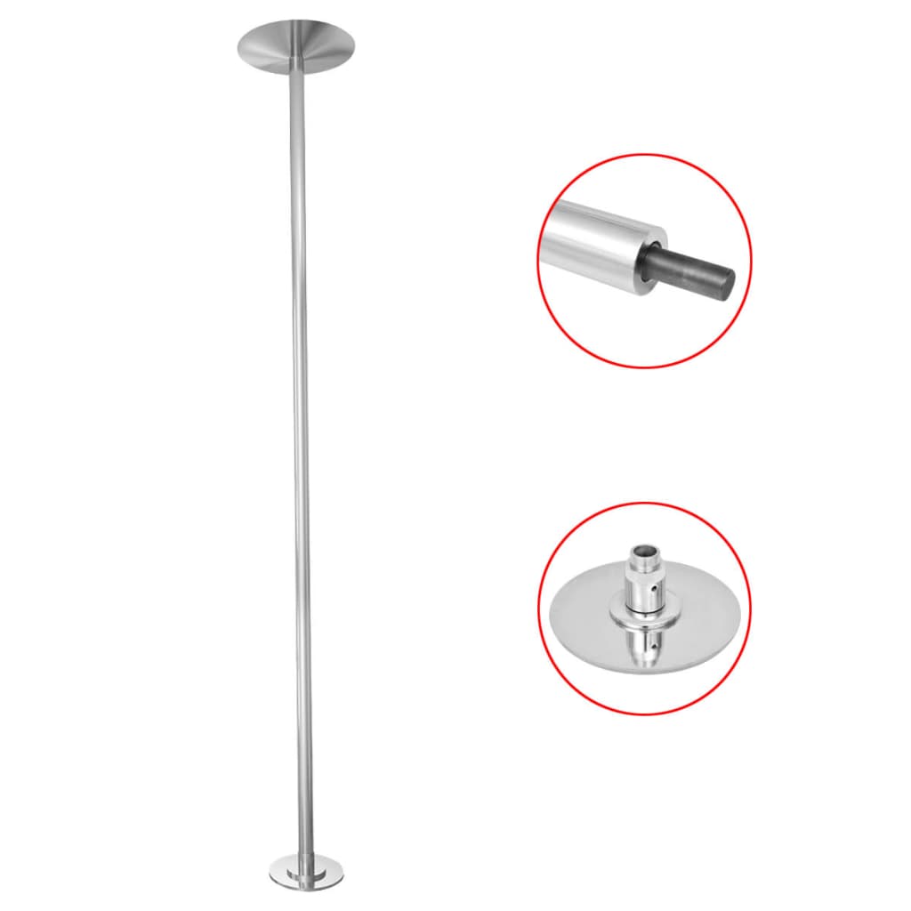 Vidaxl Danspaal in altezza regolabile 224-275 cm