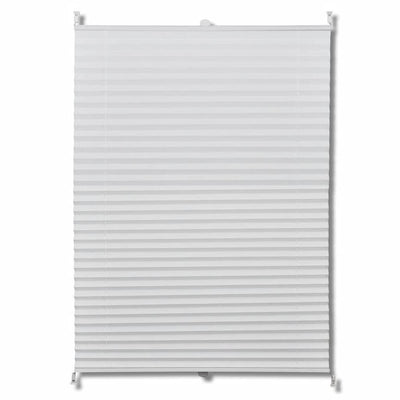 Vidaxl plisséjalind 40x100 cm blanco