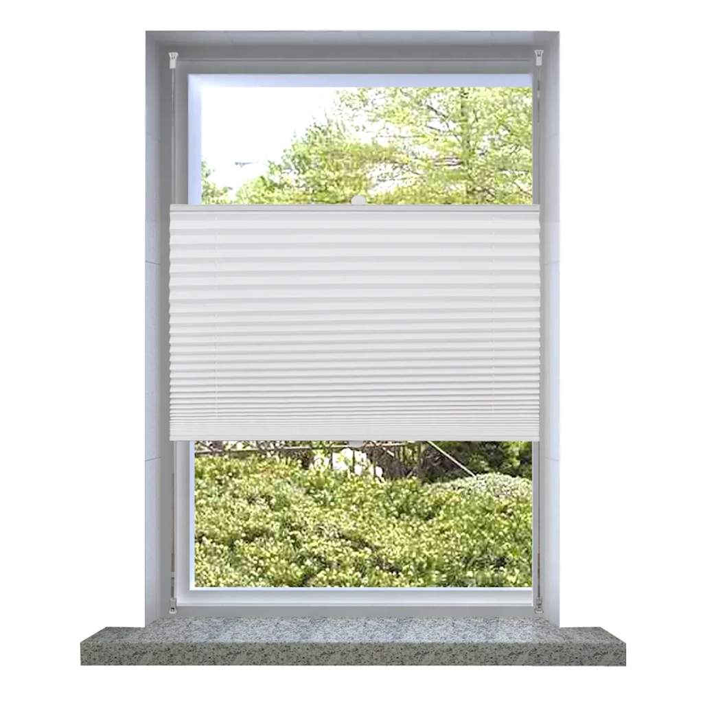 Vidaxl plisséjalind 40x100 cm blanco