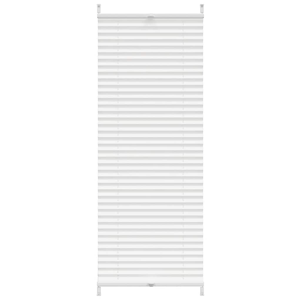 Vidaxl plisséjalind 50x125 cm blanco