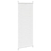 Vidaxl plisséjalind 50x125 cm blanco
