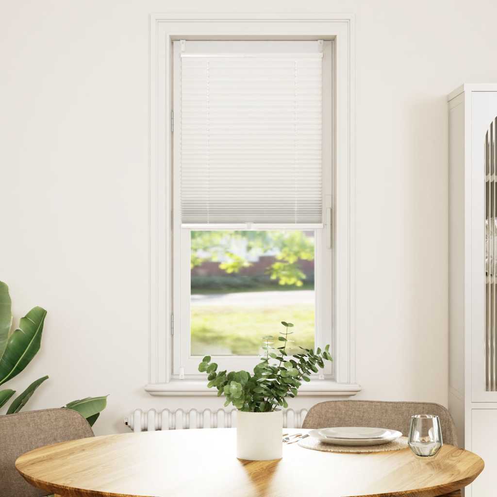 Vidaxl plisséjalind 50x125 cm blanco