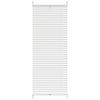 Vidaxl plisséjalind 50x150 cm blanco