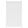 Vidaxl plisséjalind 70x125 cm blanco