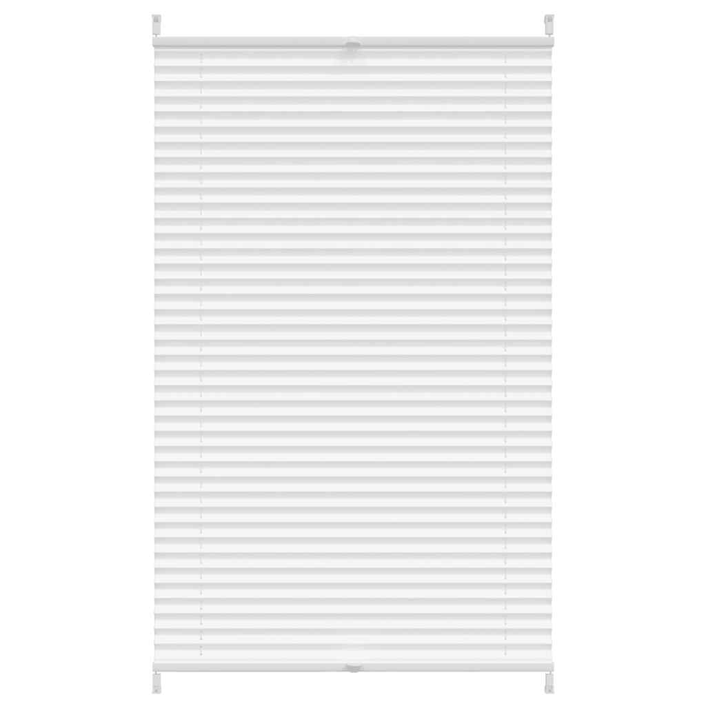 Vidaxl plisséjalind 70x125 cm blanco