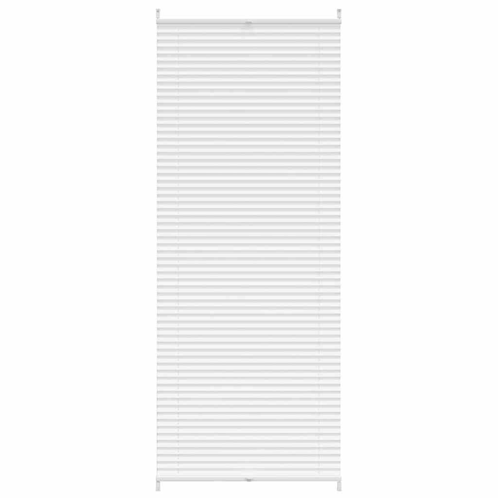Vidaxl plisséjaloezie 80x200 cm wit