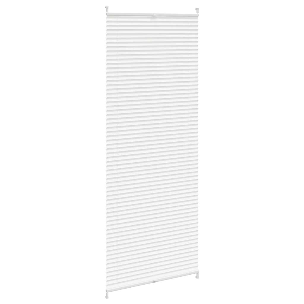 Vidaxl plisséjaloezie 80x200 cm wit