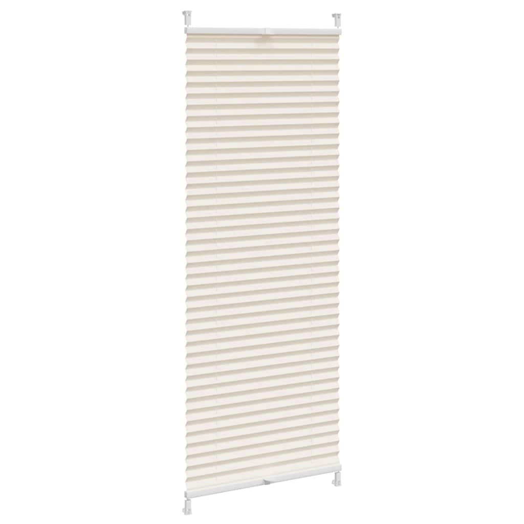 Vidaxl plisséjalind 60x125 cm crema