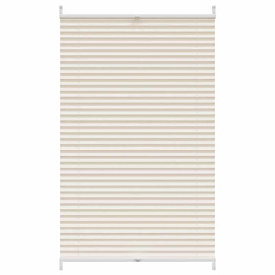 Vidaxl plisséjalind 70x125 cm crema