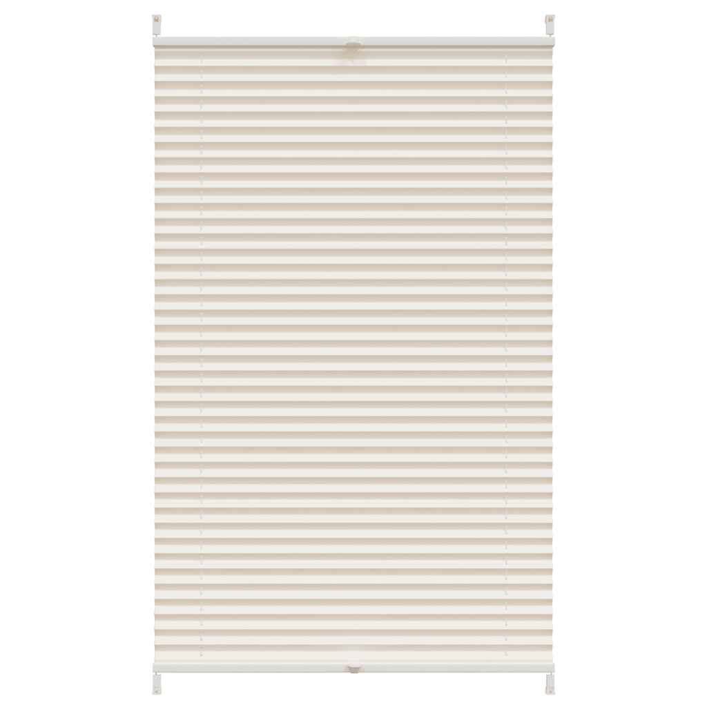 Vidaxl plissé rolgordijn 80x150cm creme