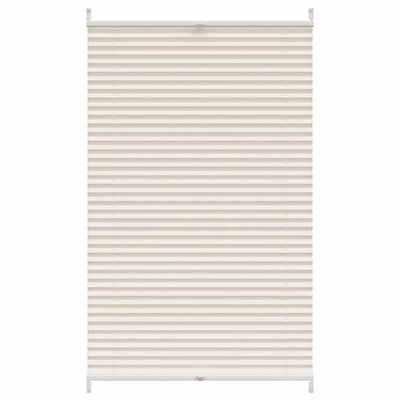 Vidaxl plissé rolgordijn 90x150 cm creme
