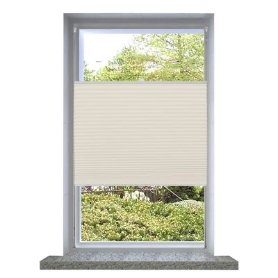 Vidaxl Plissé Roller Blind 90x150 CM Cream