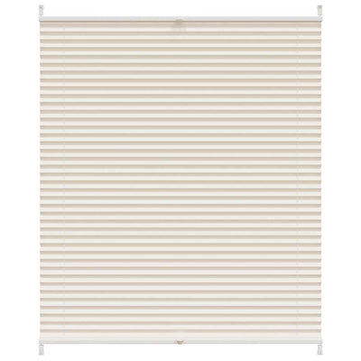 Vidaxl plisséjaloezie 110x125cm crème