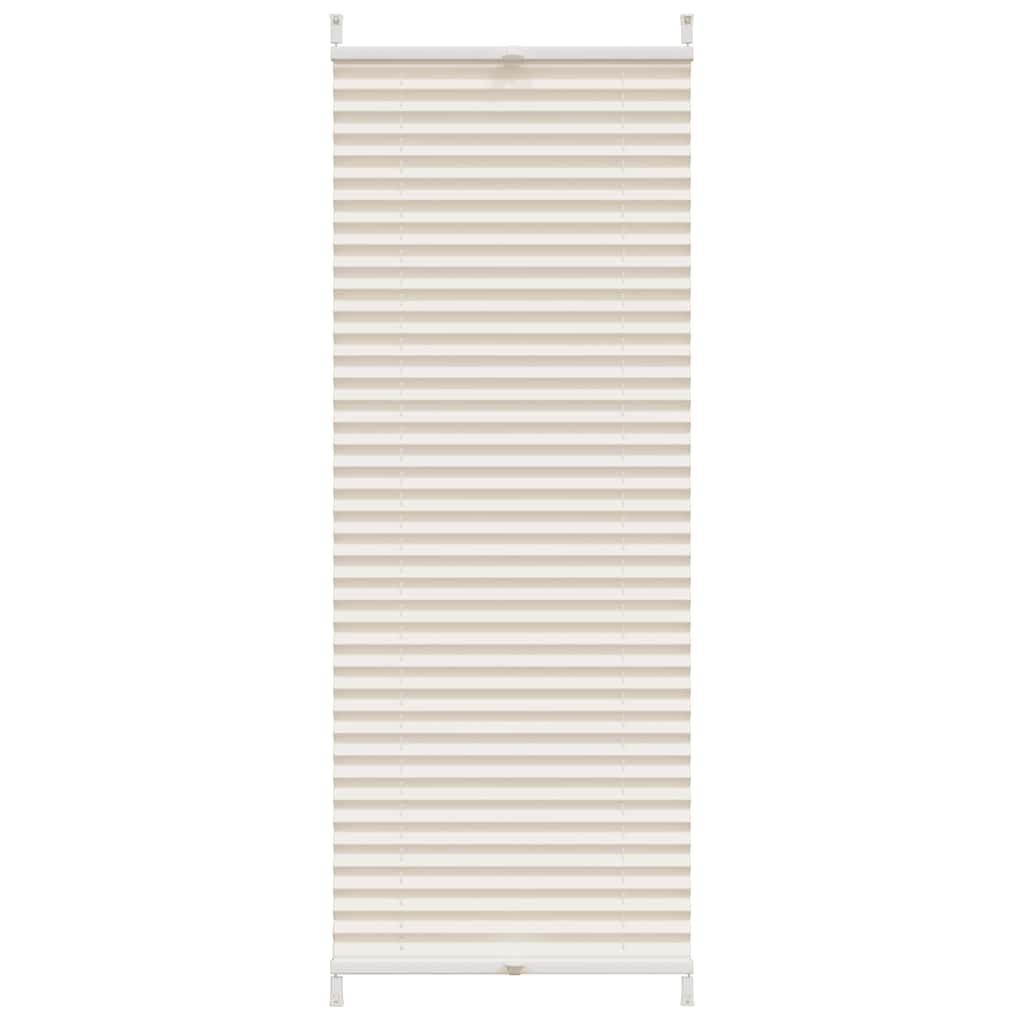 Vidaxl plisséjaloezie 40x100cm crèmekleurig