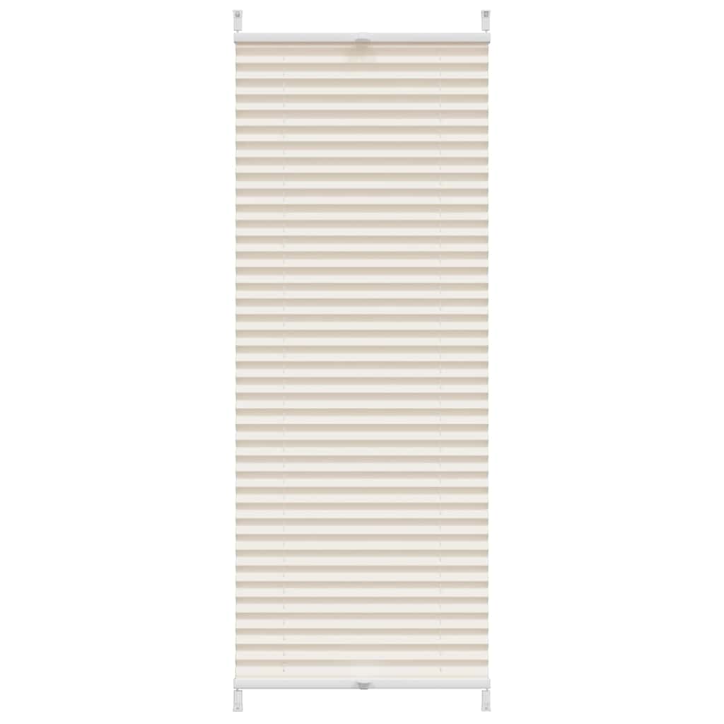 Estor plisado VidaXL 40x150cm crema
