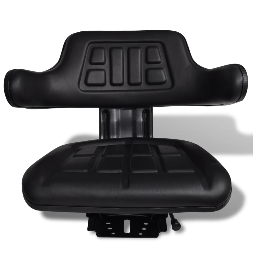 Sedia del trattore Vidaxl con schienale nero
