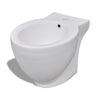 Vidaxl in piedi bidet intorno al bianco ceramico