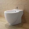 Vidaxl in piedi bidet intorno al bianco ceramico