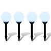 Lampade per path da giardino Vidaxl 4 St con perno a terra LED 15 cm