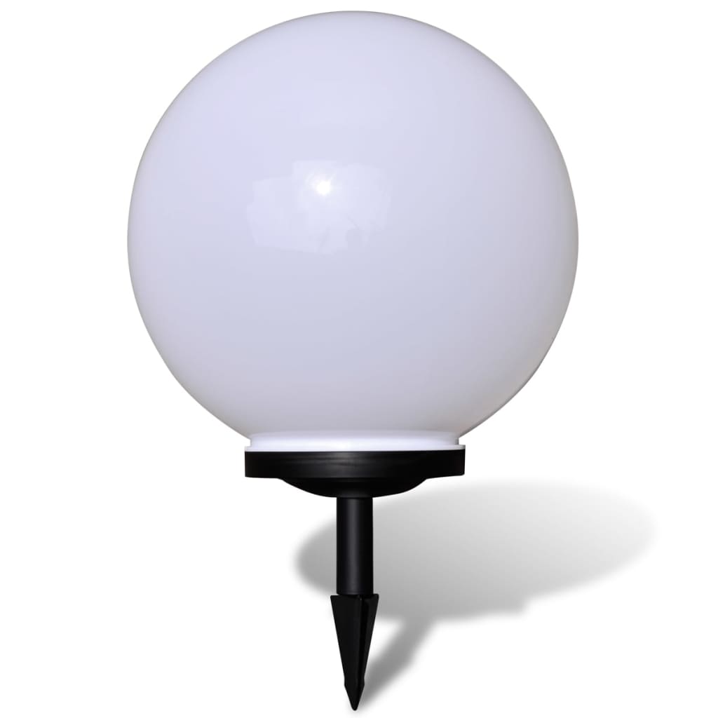 Lámpara de ruta de jardín de Vidaxl con LED de alfiler de tierra 40 cm