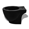 Vidaxl Round Standing Ceramic Bidet (nero)