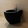 Vidaxl Round Standing Ceramic Bidet (nero)