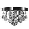Vidaxl Lampada a soffitto Design Crystal Chrome
