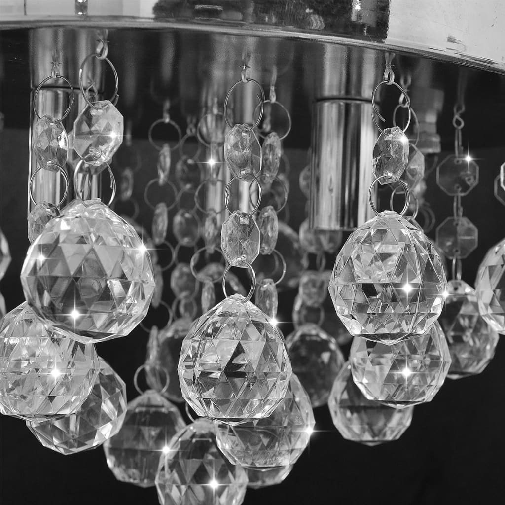 Vidaxl Lampada a soffitto Design Crystal Chrome