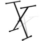 Teclado VIDAXL Estándar ajustable ajustable X-frame