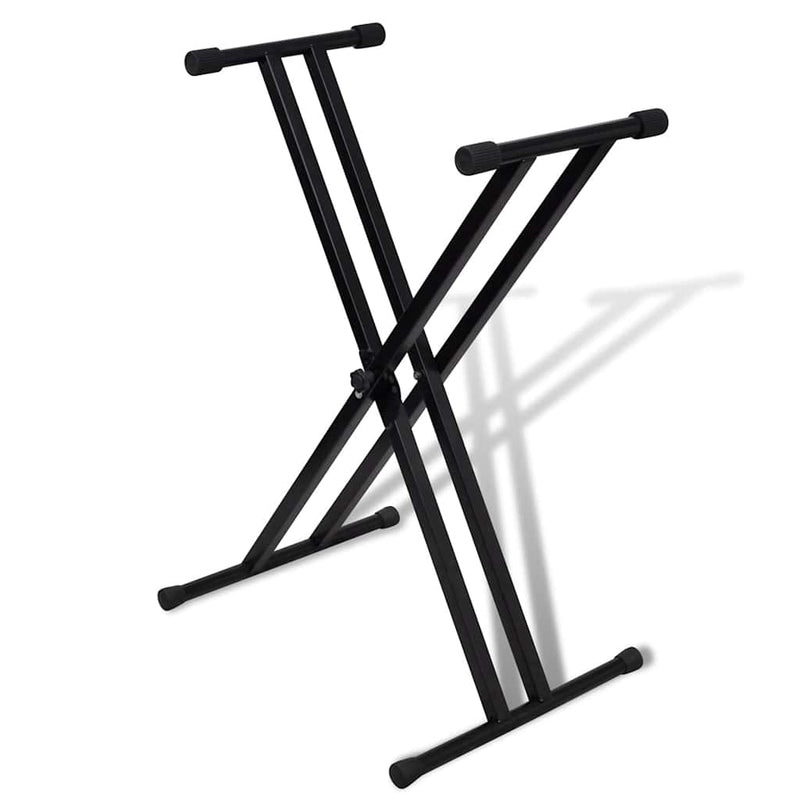 Vidaxl Regolable Keyboard Stand Double X-Frame