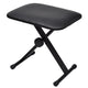 Taburete de piano de teclado Vidaxl ajustable y plegable
