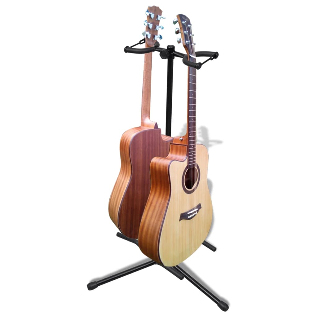 Vidaxl Guitar Stander Regolable Double