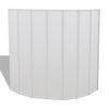 Vidaxl doccia e vasca schermo 140 x 168 cm 7 pannelli con rastrelliera
