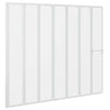 Vidaxl doccia e vasca schermo 140 x 168 cm 7 pannelli con rastrelliera