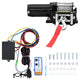 Vidaxl Electric Winch 12 V 1360 kg con piastra di montaggio e finestra a rulli