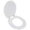 Vidaxl toiletbril simpel ontwerp mdf wit