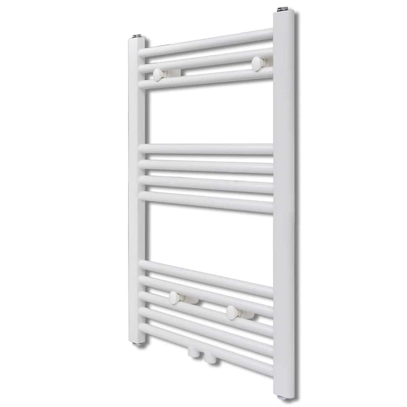 Rejilla de toalla de radiador de Vidaxl recta 500x764 mm