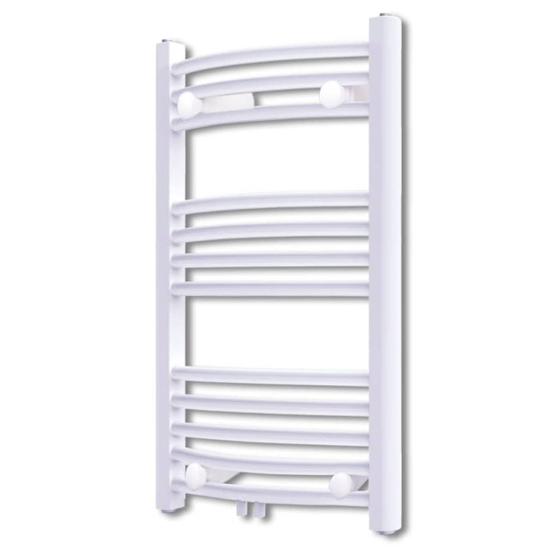 Vidaxl radiator handdoekenrek curve 500x764 mm