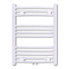 Curva de rejilla de toallas de radiador de Vidaxl 500x764 mm