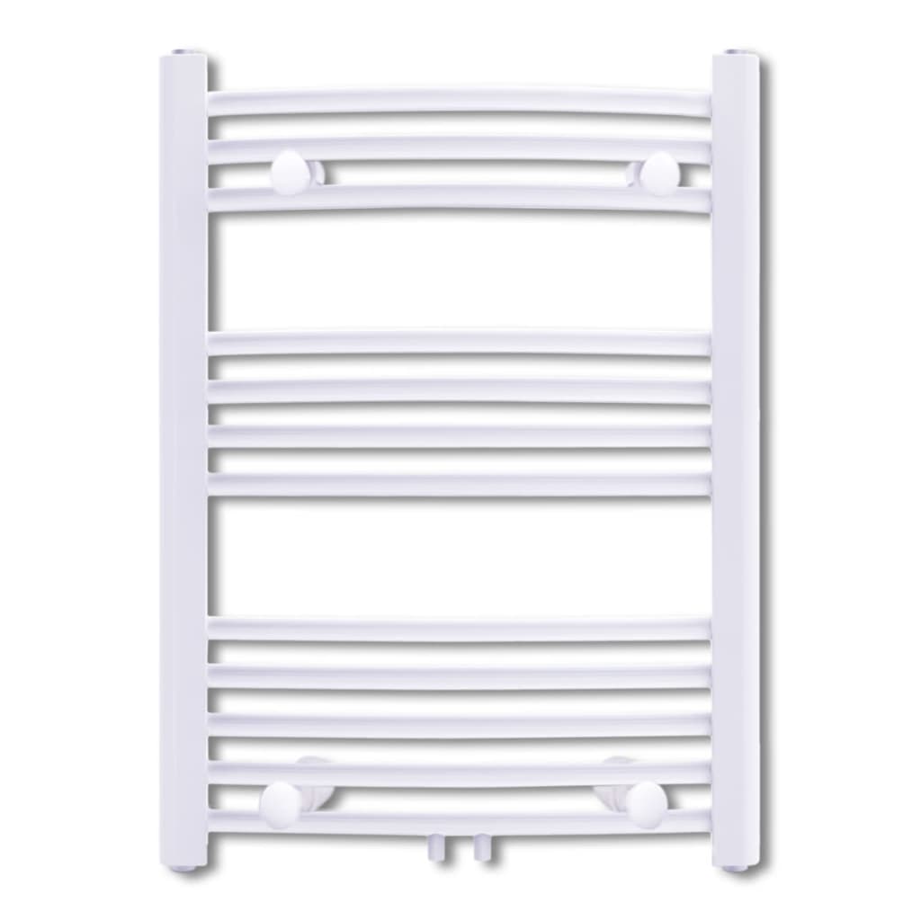 Curva de rejilla de toallas de radiador de Vidaxl 500x764 mm