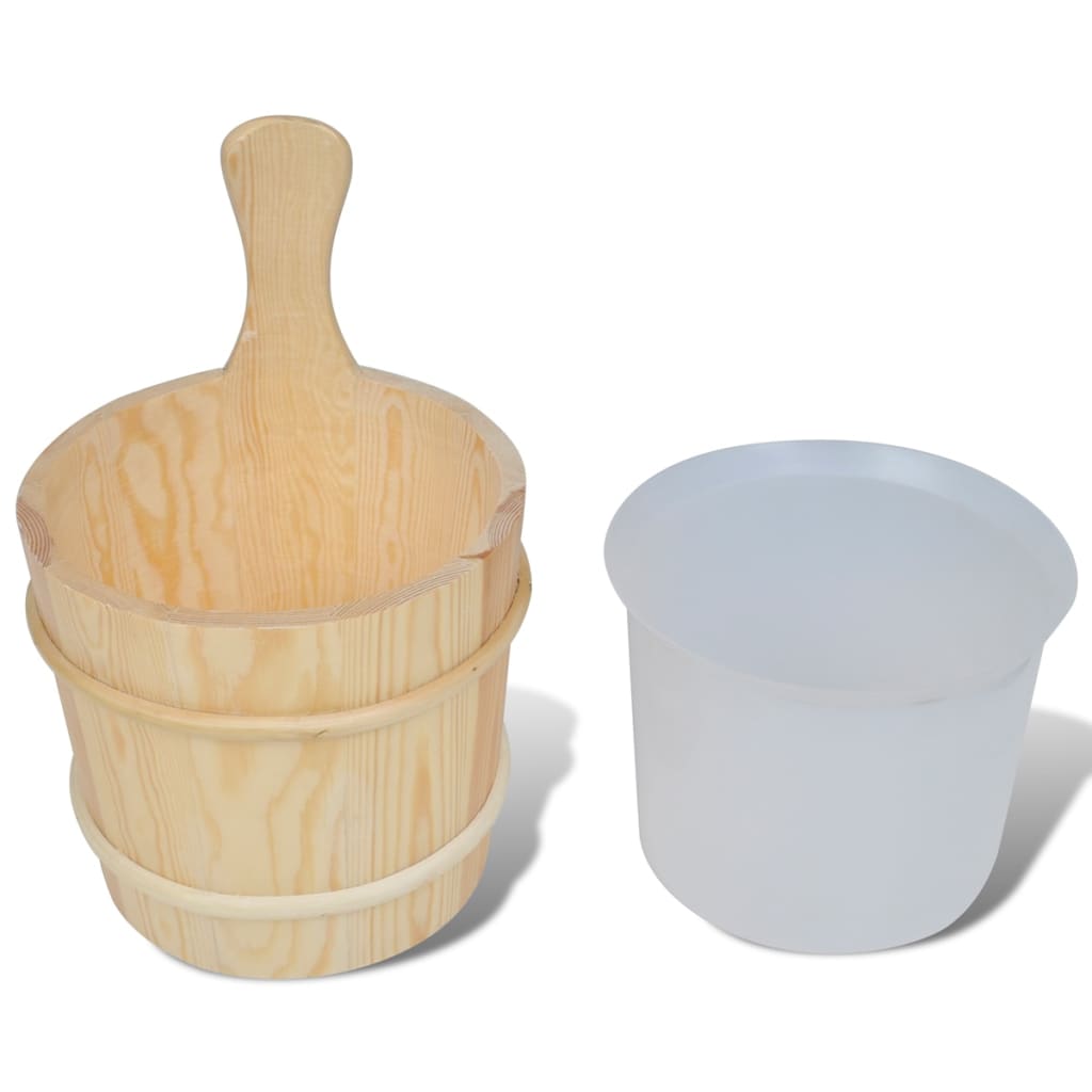 Set di accessori sauna a 5 pezzi Vidaxl