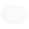 Vidaxl Washbasin Oval 40x33 cm Cerámico blanco
