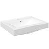 Vidaxl Washbasin con foro gru rettangolare 60x46 cm bianco ceramico