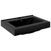 Vidaxl Washbasin con foro tap rettangolare 60x46 cm ceramico nero