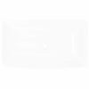 Vidaxl Luxury cerámico fregadero 71 x 39 cm (blanco)