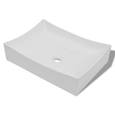 Vidaxl CeramicBasin Scale alto brillo (blanco)